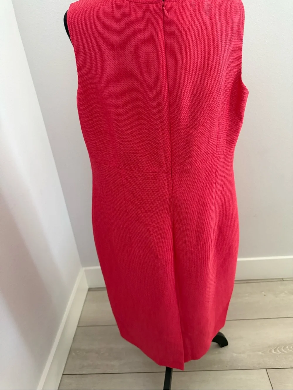 Kasper Sleeveless Hot Pink Sheath Dress#B14